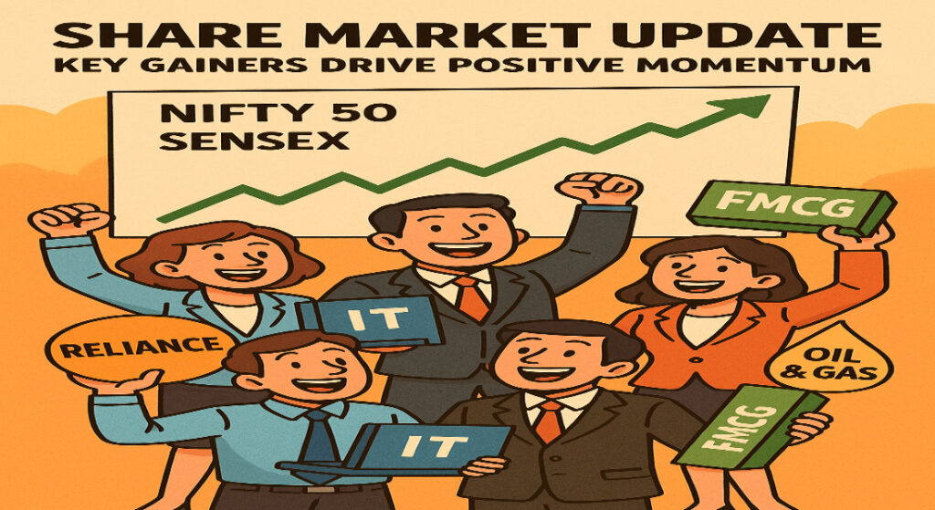 Share Market Update: Key Gainers Drive Positive Momentum